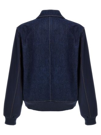 Wales Bonner Mens Blue Cotton Denim Jacket Clothing