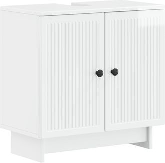 vidaXL Mueble De Lavabo Para Ba&ntilde;o Ede Blanco Brillante Vidaxl