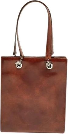 Cartier Pre-owned Tote Bags, female, Brown, Size: ONE SIZE Pre-owned Leather Shoulder Bag