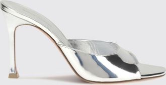 Amina Muaddi Heeled Sandal AMINA MUADDI Woman color Silver