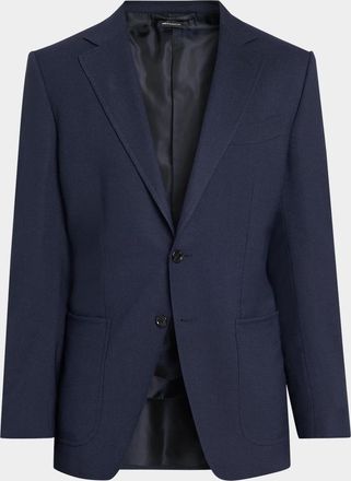 Tom Ford Men & apos;s Wool Hopsack Single-Breasted Sport Coat
