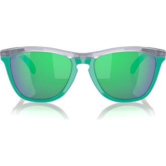 Oakley Frogskins Range 55mm Prizm Keyhole Sunglasses in Black Green at Nordstrom
