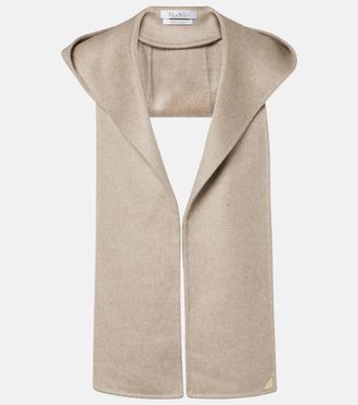 Max Mara Hooded cashmere scarf