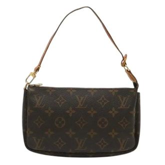 Louis Vuitton Pre-owned Shoulder Bags, female, Brown, Size: ONE SIZE Pre-owned Monogram Pouch