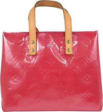 Louis Vuitton Reade Monogram Vernis Pink Patent_Leather Handbag (Pre-Owned)