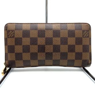 Louis Vuitton Pre-owned Wallets, female, Brown, Size: ONE SIZE Pre-owned Canvas Wallet