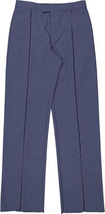Ferragamo Ferragamo Contrast Piping Straight-Leg Trousers, Brand Size 46 (Waist Size 30)