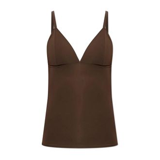 Gestuz Dames, Tops, Bruin, Maat: XS Zijde