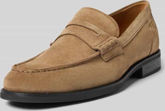Vagabond Loafers mit Label-Detail Modell MARIO in Beige, Gr&ouml;&szlig;e 42