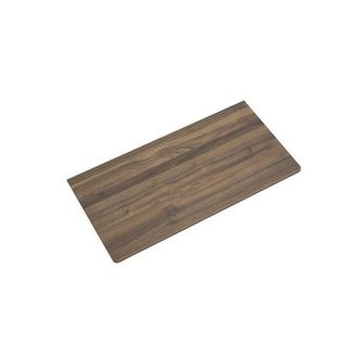 Saniclass Tops Topblad - 100x1.2x46cm - afgeronde hoeken - noten (hout)