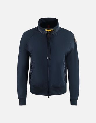 Parajumpers Womens Parajumpers Sakito Ink Blue Zip Up Jumper - Navy - Size: 10/8