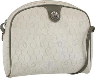 Dior Pre-owned Cross Body Bags, female, White, Size: ONE SIZE Pre-owned Vintage Shoulder Bag