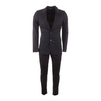 Dolce & Gabbana 3-Button 2-Piece Suit - male - Dolce & Gabbana - Single Breasted Suits - Black - L - Suits