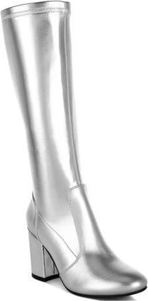 Rag & Co. Halara Water Repellent Knee High Boot in Silver at Nordstrom Rack, Size 7