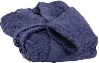 cofan Albornoz Azul Marino Gr.500/m2 Modelo Marin Talla L, Albornoz De Ba&ntilde;o Con Manga Larga Y Cintur&oacute;n Para Su Cierre. Disponible En Azul Marino. Est&aacute; Fabri