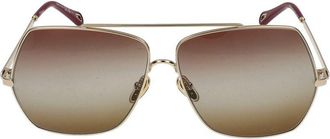 Chlo&eacute; Sonnenbrille Chlo&eacute; Ch0278 S 001 Gold Goldbraun /12/140