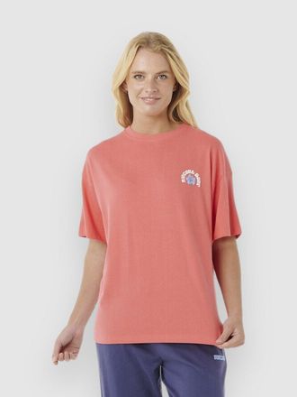 Rip Curl Luxe Surf Heritage Camiseta rosado