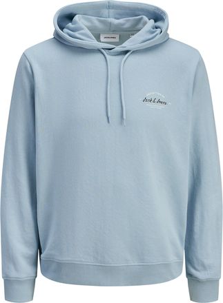 Jack & Jones Kapuzensweatshirt JACK & JONES JJBRANDON SWEAT HOOD, Herren, Gr. XXL, celestial blau, angeraute Sweatware, Obermaterial: 65% Polyester, 35% Baumwolle,