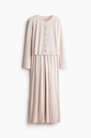 H&M Pyjama aus Pointellejersey - Pink