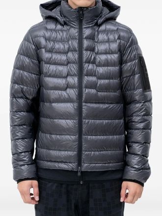 BOSS hooded quilted jacket - Grey