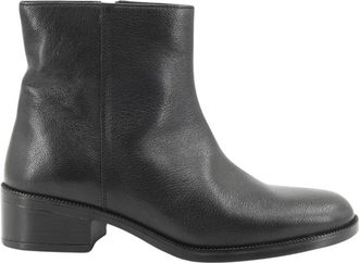 Geox Enkellaarsjes - Dames - Enkellaarsjes - Zwart - 37 EU - Leer - Schoenen