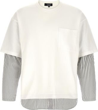 Comme Des Gar&ccedil;ons White Shirt Insert T-shirt