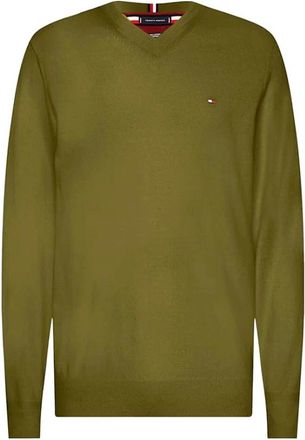 Tommy Hilfiger Uomo, Maglie, Verde, L, new