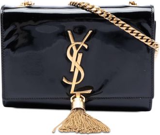 Saint Laurent Pre-owned Saint Laurent Small Patent Monogram Kate Tassel Crossbody Ladies QACEO7BJ7SUTS1UD