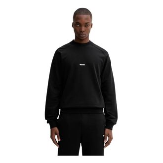 Msgm Msgm, Heren, Sweatshirts & Hoodies, Zwart, Maat: L