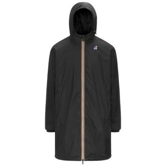 K-Way Le Vrai 4.0 Eiffel East Warm - unisex - Jassen - Zwart - Maat: S Nylon