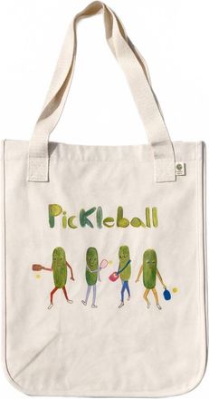 Unfortunate Portrait Womens Tote Bag In Pickleball