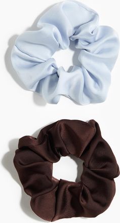 H&M 2er-Pack Scrunchies - Blue