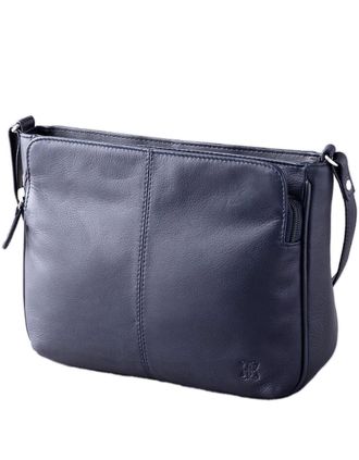 Lakeland Leather Womens Ambleside Leather Crossbody Bag - Navy - Size: ONE size