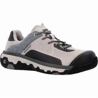 Rocky Womens Rebound Sr Sport Composite Toe Work Sneakers In Grey