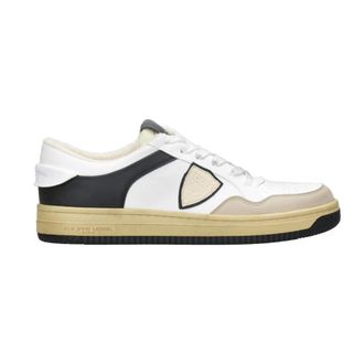 Philippe Model Sneakers, male, White, Size: 8 US High-top Corn Microfiber Sneakers