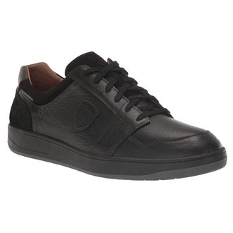 Mephisto Mephisto Hugh Leather Mens Low Top Trainers - Black - Size:UK 9.5