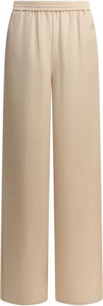 Max Mara Volonta Wide Broeken - Dames - Broeken - Roze - Maat: 3XS Zijde