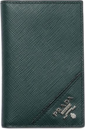 Prada Portacarte in pelle - Verde