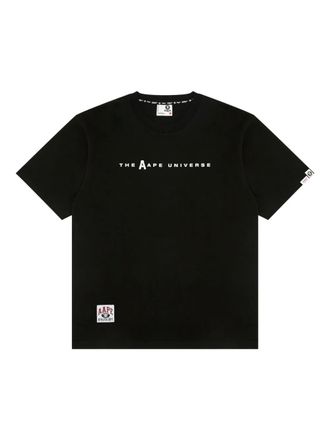 Aape By A Bathing Ape logo T-shirt - Black