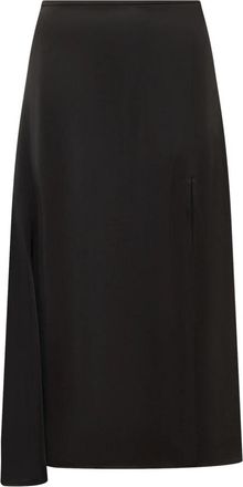 Jil Sander Rok 62 - Dames - Midirokken - Zwart - XS - Rokken
