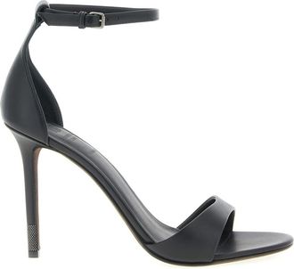 Brunello Cucinelli Black Leather Heels