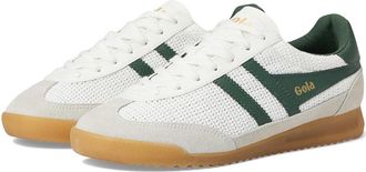 Gola Tornado Zephyr Womens Walking Shoes White/Evergreen : 9.5 B - Medium, Leather