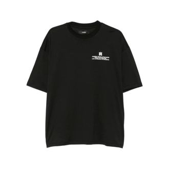 Amiri T-Shirts, male, Black, Size: 2XL Logo-Print T-Shirt