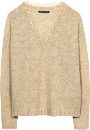 Luisa Cerano Mujer, Jerseys, Beige, Talla: M