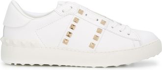 Valentino Garavani Rockstud Untitled 11 Leather Sneakers - Womens - Leather