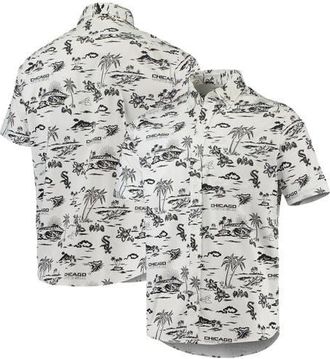 Reyn Spooner Mens Reyn Spooner White Chicago White Sox Kekai Performance Button-Up Shirt at Nordstrom, Size X-Large