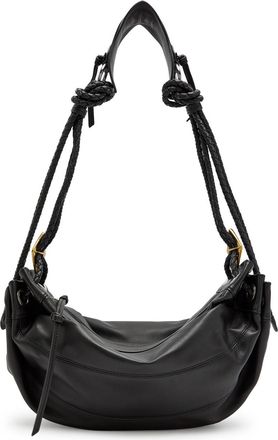Isabel Marant Maia Medium Braided Leather Shoulder bag - Black - One Size