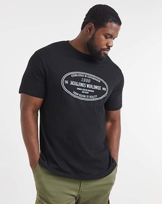 Jack & Jones Jack & Jones York Logo T-Shirt - Black