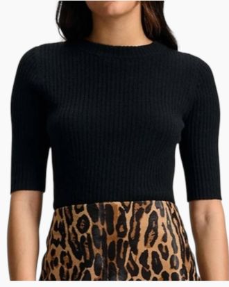 Veronica Beard Emil Pullover In Black