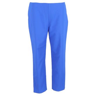 Missoni Straight-Leg Trousers in Blue Polyester